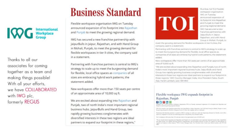 IWG & HAND GROUP: COLLABORATING TO REDEFINE CO-WORKING